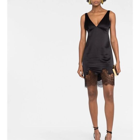 NWT Saint Laurent lace dress - Picture 2 of 8